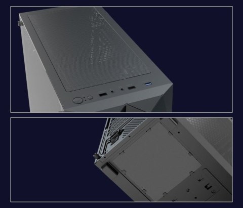 Aerocool Obudowa AEROCOOL PGS VOLCAN-G-BK-v1 Aerocool Obudowa AEROCOOL PGS VOLCAN-G-BK-v1