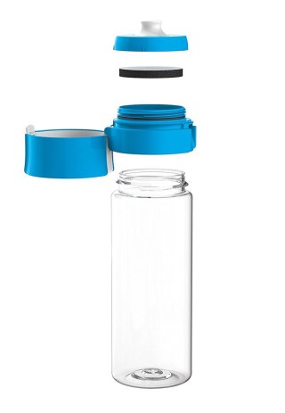 BRITA Butelka filtrująca Brita Fill&Go niebieska + 4 filtry MicroDisc