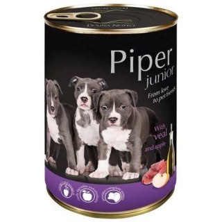 DOLINA NOTECI DOLINA NOTECI PIPER junior cielęcina z jabłkiem karma dla psa 400g