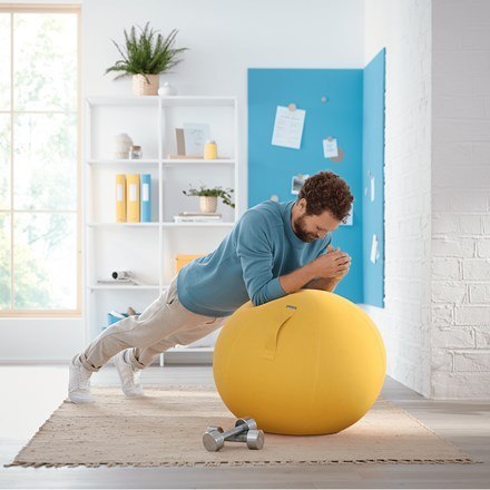 LEITZ Piłka do siedzenia Ergo Cosy, żółta LEITZ Piłka do siedzenia Ergo Cosy, żółta