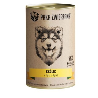 PAKA ZWIERZAKA Paka Zwierzaka Królik i dzik z dynią 400g