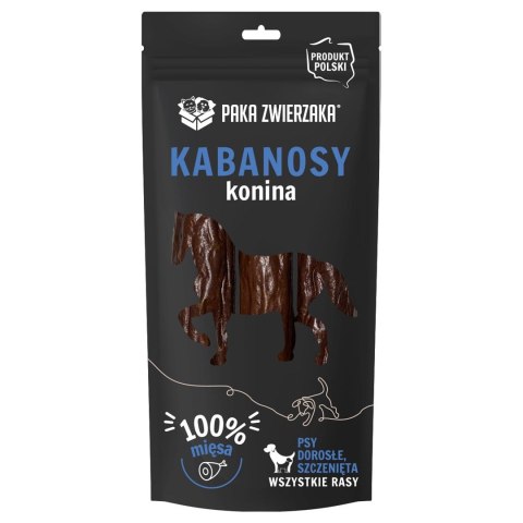 PAKA ZWIERZAKA Paka Zwierzaka kabanosy koń 3szt (80g) PAKA ZWIERZAKA Paka Zwierzaka kabanosy koń 3szt (80g)
