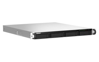 QNAP Qnap TS-464U-8G, 1U, 4 x 2.5"/3.5" SATA , Intel Celeron N5105/N5095 4C/4T, 8GB RAM onboard (not expandable), 2 x 2.5GbE, Single 