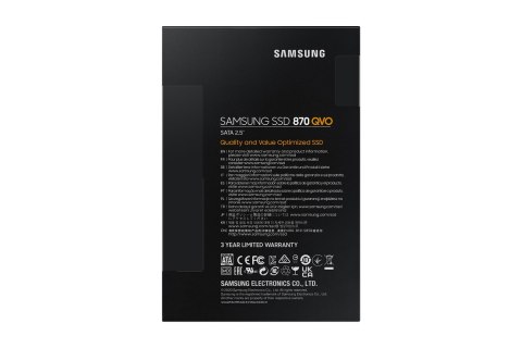 Samsung Dysk SSD Samsung 870 QVO 1TB (MZ-77Q1T0BW) Samsung Dysk SSD Samsung 870 QVO 1TB (MZ-77Q1T0BW)