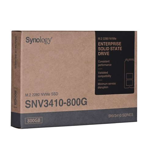 Synology Dysk SSD Synology Plus Series 800GB M.2 (22x80) NVMe PCIe 3.0x4 SNV3410-800G (DWPD 0.7) Synology Dysk SSD Synology Plus Series 800GB M.2 (22x80) NVMe PCIe 3.0x4 SNV3410-800G (DWPD 0.7)