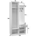 TOP E SHOP GARDEROBA DUO ARTISAN KOMPLET