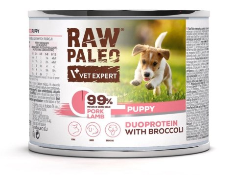 VetExpert Raw Paleo Pork&Lamb Puppy Can 200g VetExpert Raw Paleo Pork&Lamb Puppy Can 200g