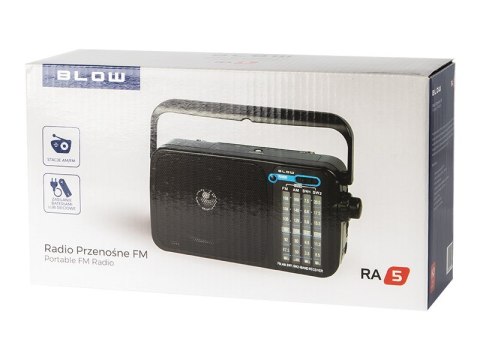 BLOW BLOW RADIO PRZENOŚNE ANALOGOWE AM/FM RA5 BLOW BLOW RADIO PRZENOŚNE ANALOGOWE AM/FM RA5