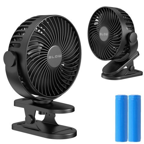 BLOW BLOW WENTYLATOR BIURKOWY Z KLIPSEM 15CM USB +AKUMU BLOW BLOW WENTYLATOR BIURKOWY Z KLIPSEM 15CM USB +AKUMU