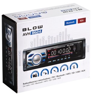BLOW Radioodtwarzacz BLOW AVH-8624 AVH-8624 (Bluetooth, USB + AUX + karty SD)