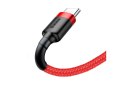 Baseus Kabel Baseus Cafule CATKLF-A09 (USB 2.0 - USB typu C ; 0,50m; kolor czerwony)