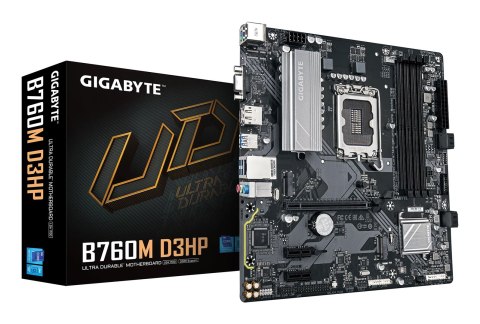 Gigabyte Płyta główna Gigabyte B760M D3HP Gigabyte Płyta główna Gigabyte B760M D3HP