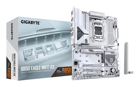 Gigabyte Płyta główna Gigabyte B850 EAGLE WF7 ICE Gigabyte Płyta główna Gigabyte B850 EAGLE WF7 ICE