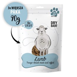 PAKA ZWIERZAKA Paka Zwierzaka Lio Pepe Przysmak Lamb (jagnięce płuco) XL 90g