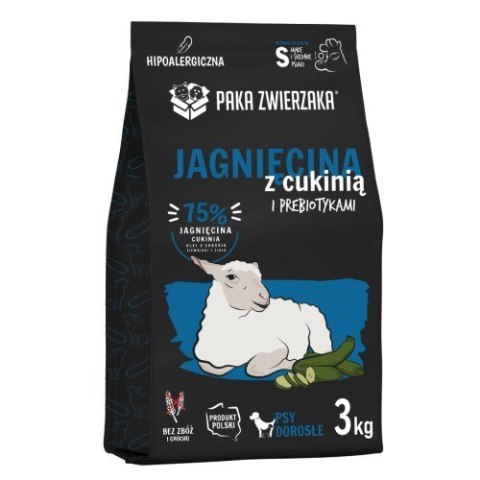 PAKA ZWIERZAKA Paka Zwierzaka Seventh Heaven Jagnięcina z cukinią ''S'' 3kg PAKA ZWIERZAKA Paka Zwierzaka Seventh Heaven Jagnięcina z cukinią ''S'' 3kg