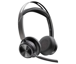 POLY Poly Zestaw słuchawkowy Voyager Focus 2 z certyfikatem Microsoft Teams USB-C-C + przejściówka USB-C/A 9T9J4AA#AC3