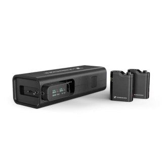 Sennheiser Sennheiser PROFILE WIRELESS 2-CHANNEL SET - 2-kanałowy odbiornik 2,4 GHz, 2 mikrofony na klipsie, akcesoria, etui ładujące, pokr