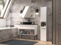 TOP E SHOP Szafka łazienkowa NEL III 31x30xH174 biel mat
