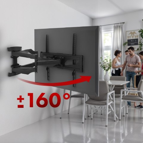 Uchwyt ścienny do telewizora Maclean MC-781 (Obrotowy, ścienne, Uchylny; 26" - 55"; max. 45kg) Uchwyt ścienny do telewizora Maclean MC-781 (Obrotowy, ścienne, Uchylny; 26" - 55"; max. 45kg)