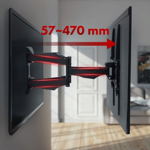 Uchwyt ścienny do telewizora Maclean MC-781 (Obrotowy, ścienne, Uchylny; 26" - 55"; max. 45kg) Uchwyt ścienny do telewizora Maclean MC-781 (Obrotowy, ścienne, Uchylny; 26" - 55"; max. 45kg)