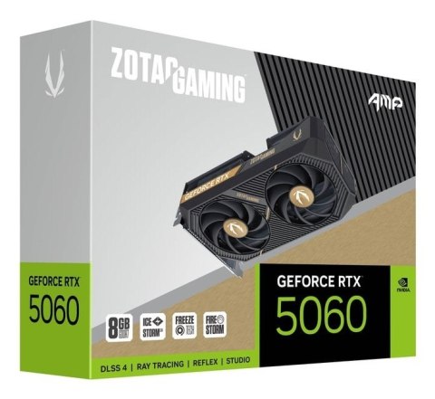 ZOTAC Karta graficzna ZOTAC GAMING GeForce RTX 5060 AMP 8GB ZOTAC Karta graficzna ZOTAC GAMING GeForce RTX 5060 AMP 8GB