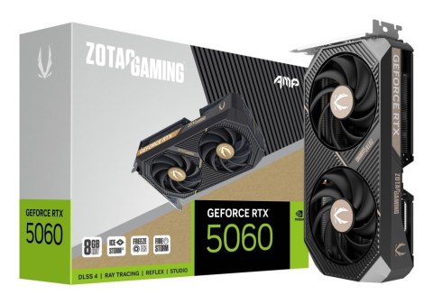 ZOTAC Karta graficzna ZOTAC GAMING GeForce RTX 5060 AMP 8GB ZOTAC Karta graficzna ZOTAC GAMING GeForce RTX 5060 AMP 8GB