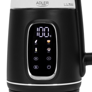 Adler Czajnik elektryczny ADLER AD 1305 czarno-srebrny