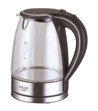 Adler Czajnik elektryczny Adler AD 1225 (2000W 1.7l; kolor przeźroczysty)