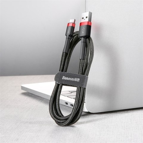 Baseus BASEUS KABEL CAFULE 2A 2M (CZERWONO-CZARNY) Baseus BASEUS KABEL CAFULE 2A 2M (CZERWONO-CZARNY)