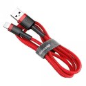 Baseus BASEUS KABEL LIGHTNING USB CAFULE1,5A 2M CZERWONY