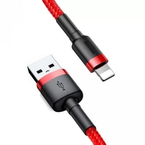 Baseus BASEUS KABEL LIGHTNING USB CAFULE1,5A 2M CZERWONY Baseus BASEUS KABEL LIGHTNING USB CAFULE1,5A 2M CZERWONY