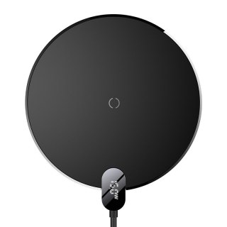 Baseus BASEUS ŁADOWARKA INDUKCYJNA LED 15W (CZARNA)