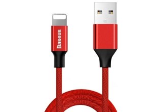 Baseus Kabel Baseus Yiven CALYW-A09 (USB 2.0 - Lightning ; 1,8m; kolor czerwony)