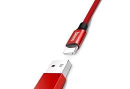 Baseus Kabel Baseus Yiven CALYW-A09 (USB 2.0 - Lightning ; 1,8m; kolor czerwony)