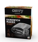 CAMRY Opiekacz do kanapek CAMRY CR 3023 (1100W; kolor czarny, kolor srebrny)