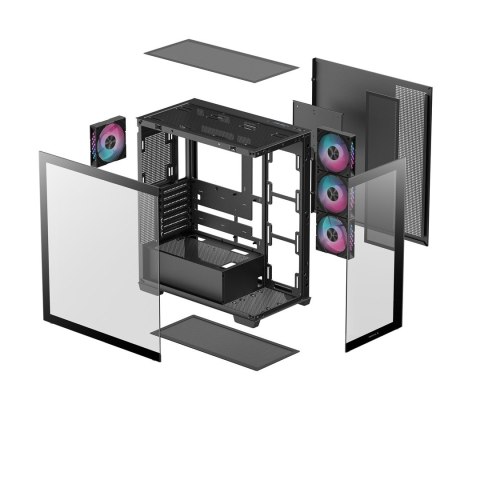 DEEPCOOL Obudowa DeepCool CG580 4F czarna DEEPCOOL Obudowa DeepCool CG580 4F czarna