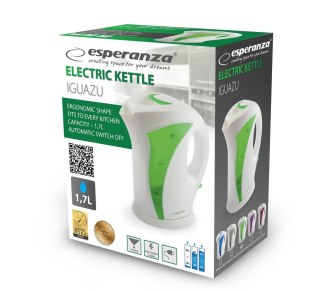 Esperanza Czajnik elektryczny Esperanza Iguazu EKK018G (2200W 1.7l; kolor zielony)