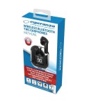 Esperanza ESPERANZA SŁUCHAWKI DOUSZNE BLUETOOTH TWS METHONE BLACK EH238K