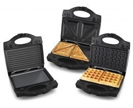 Esperanza Opiekacz do kanapek Esperanza Muffuletta EKT005 (700W; kolor czarny, kolor inox)
