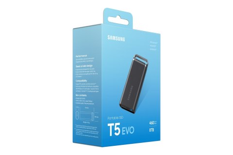 Samsung Dysk SSD Samsung 8TB T5 EVO MU-PH8T0S/EU Samsung Dysk SSD Samsung 8TB T5 EVO MU-PH8T0S/EU