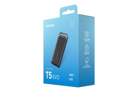 Samsung Dysk SSD Samsung 8TB T5 EVO MU-PH8T0S/EU Samsung Dysk SSD Samsung 8TB T5 EVO MU-PH8T0S/EU