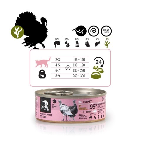3Coty TURKEY for Senior Cats 80g 3Coty TURKEY for Senior Cats 80g