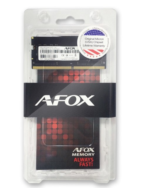 AFOX AFOX SO-DIMM DDR4 8GB 3200MHZ AFSD48PH1P AFOX AFOX SO-DIMM DDR4 8GB 3200MHZ AFSD48PH1P