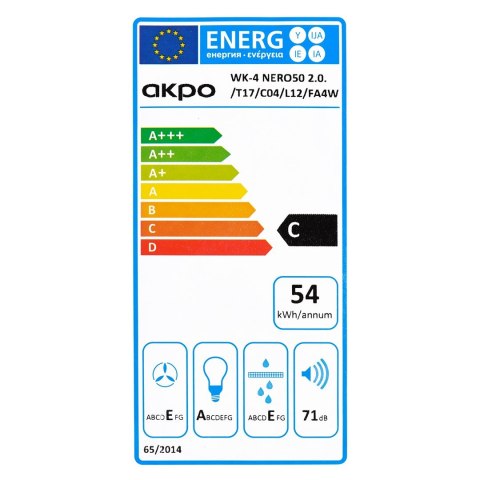 AKPO Okap AKPO WK-4 NERO LINE 2.0 60 CZARNY T300 Liniowy LED/Siłownik AKPO Okap AKPO WK-4 NERO LINE 2.0 60 CZARNY T300 Liniowy LED/Siłownik