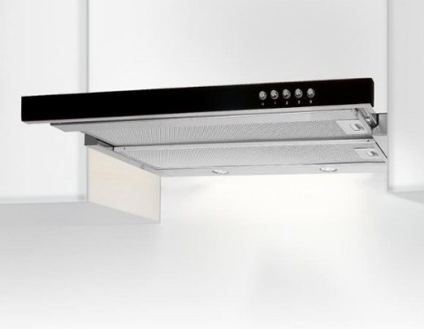 AKPO Okap podszafkowy teleskopowy AKPO WK-7 LIGHT GLASS 60 INOX CZARNY (600mm; kolor inox, front czarne szkło) AKPO Okap podszafkowy teleskopowy AKPO WK-7 LIGHT GLASS 60 INOX CZARNY (600mm; kolor inox, front czarne szkło)
