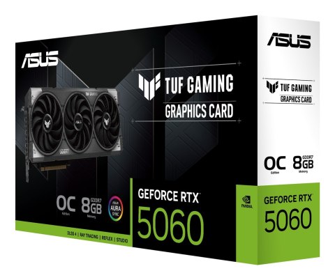 ASUS Karta graf. ASUS TUF GAMING RTX 5060 8GB OC ASUS Karta graf. ASUS TUF GAMING RTX 5060 8GB OC