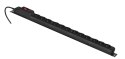Activejet Listwa przeciwprzepięciowa Activejet COMBO/12gn/1,5m/cz (12 x UTE; 10 A (2500 W); 1,5m; kolor czarny)