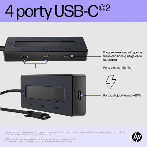 Hewlett-Packard HP 4K USB-C Multiport Hub (EU) Hewlett-Packard HP 4K USB-C Multiport Hub (EU)