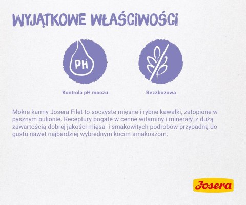JOSERA JOSERA Filet kurczak z cielęciną - mokra karma dla kota - 70 g JOSERA JOSERA Filet kurczak z cielęciną - mokra karma dla kota - 70 g