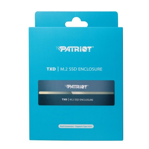 Patriot Memory Patriot TXD obudowa USB3.2 do SSD M.2 NVMe 1.3, do 8TB - Aluminium Patriot Memory Patriot TXD obudowa USB3.2 do SSD M.2 NVMe 1.3, do 8TB - Aluminium